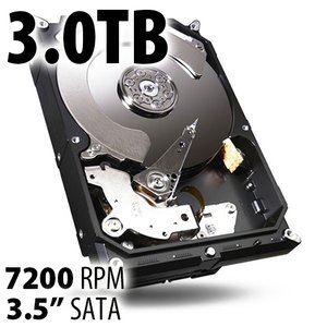 (*) 3.0TB Apple Genuine 3.5-inch SATA 7200RPM Hard Drive from 27-inch iMac (2013 - 2016)