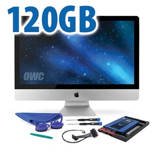 DIY Upgrade Bundle for 2011 iMac's factory HDD: 120GB OWC Mercury Electra 6G Solid-State Drive.