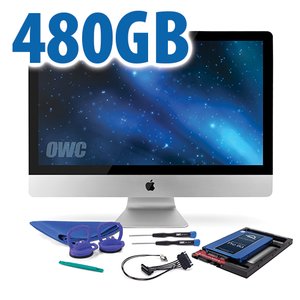 DIY Upgrade Bundle for 2011 iMac's factory HDD: 480GB OWC Mercury Extreme Pro 6G SSD.