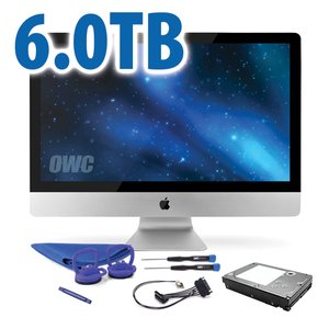 DIY Upgrade Bundle: 6.0TB 7200RPM HDD Upgrade/Replacement Kit for iMac (all 2011 models)