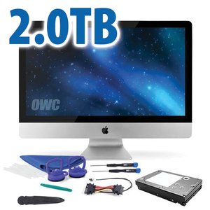 DIY Upgrade Bundle: 2.0TB 7200RPM HDD Upgrade/Replacement Kit for 27-inch iMac (Late 2012 - Early 2019)